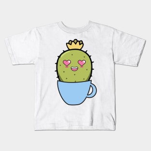 Cute Cactus Kawaii Kids T-Shirt